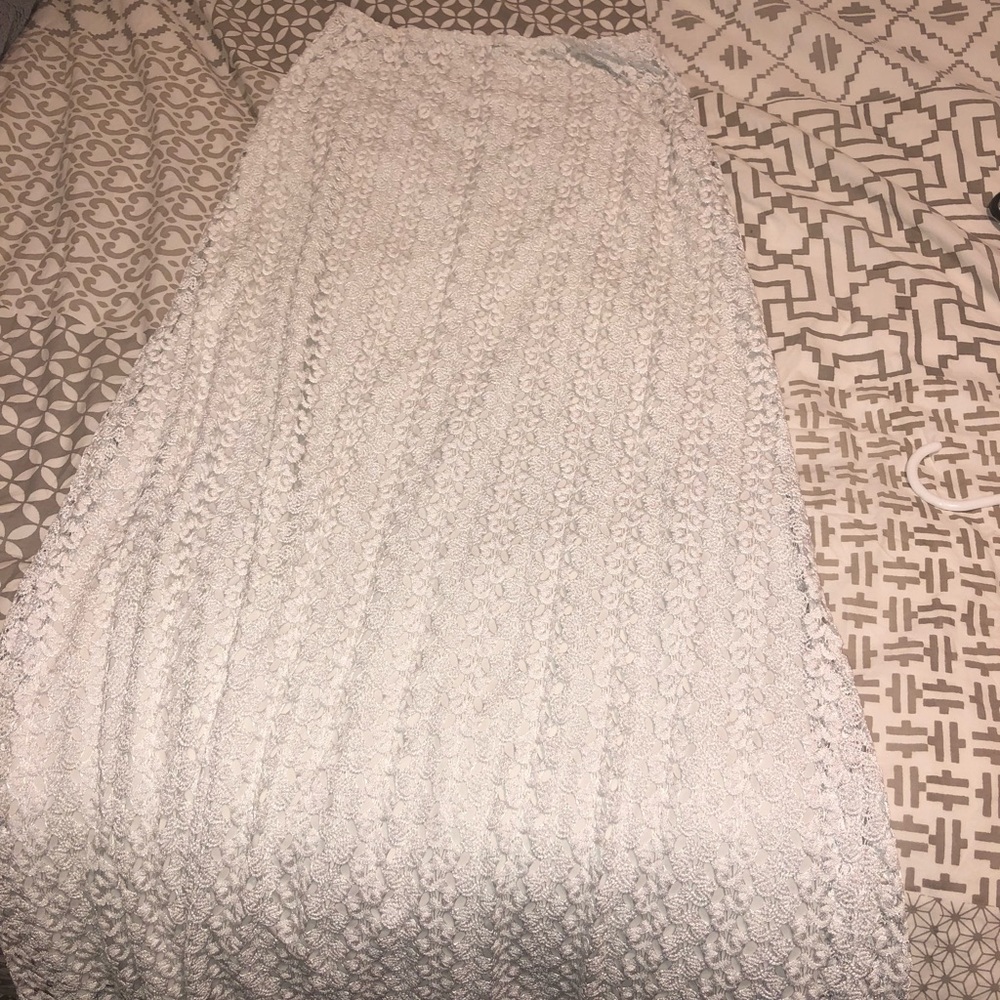 White Maxi Skirt